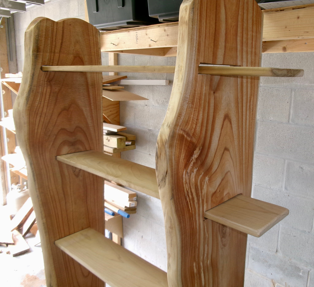 Hickory bookshelf